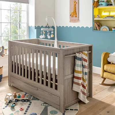 Product image of the Mamas and Papas Franklin cot bed