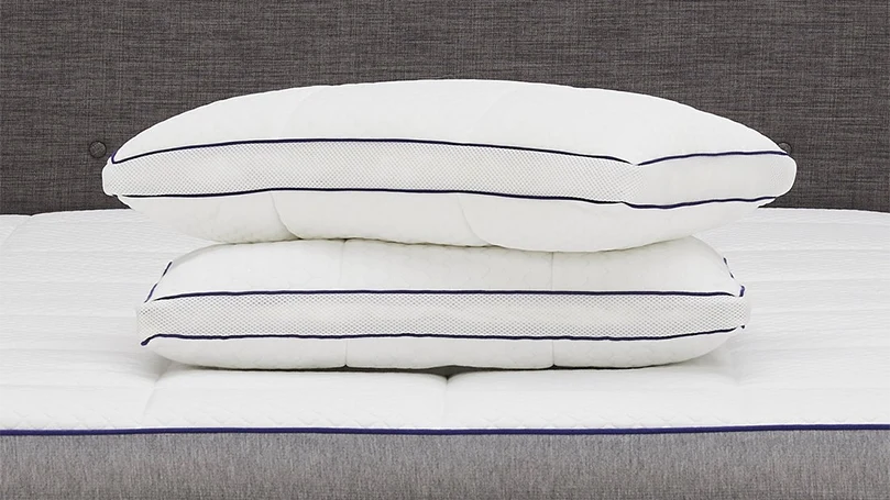 an image of nectar premium pillows stacked on each other