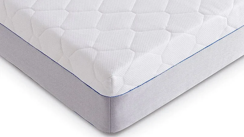 A close up image of Dormeo Wellsleep Hybrid mattress.