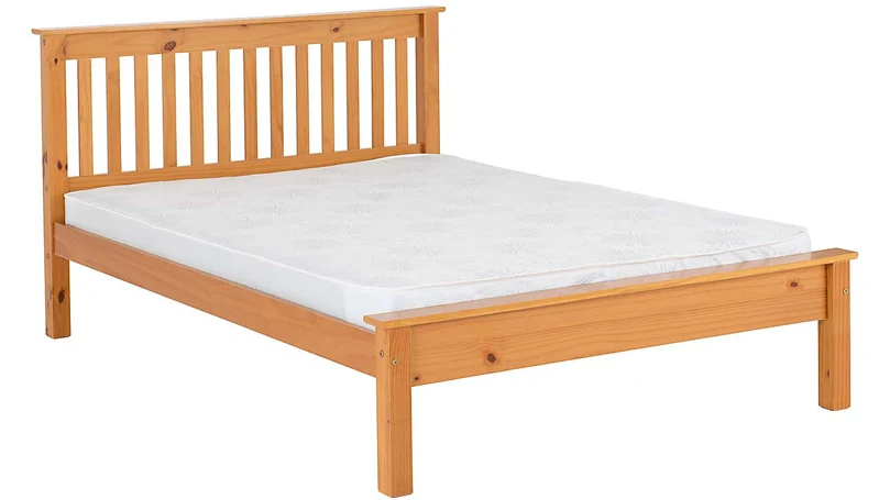 an image of Dunelm Monaco Pine Bed Frame