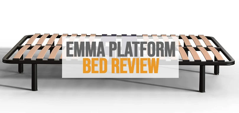 A featured image of Emma Platform Bed review.