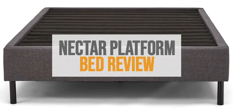 Featured image of Nectar Platform bed review.