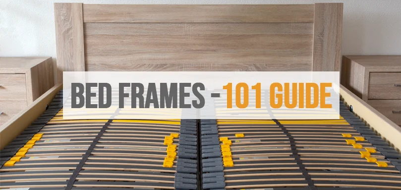 Featured image of bed frames 101 guide.