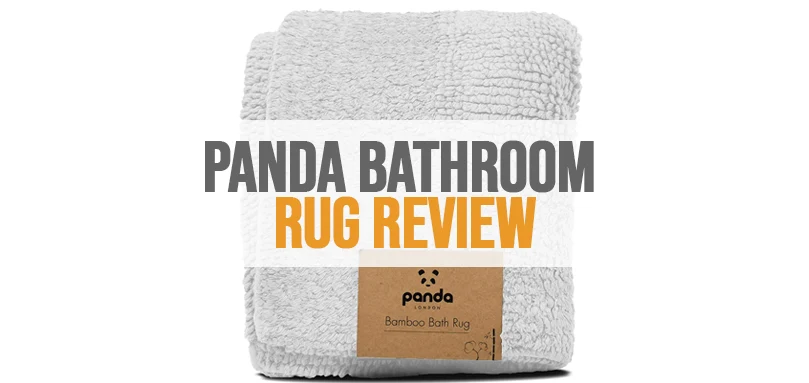 a featured image of panda bathroom rug review
