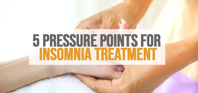 Featured image of pressure points fore sleep and insomnia treatment.