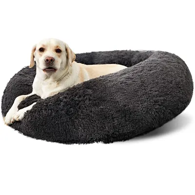 A product image of ANWA Washable Dog Round Bed.