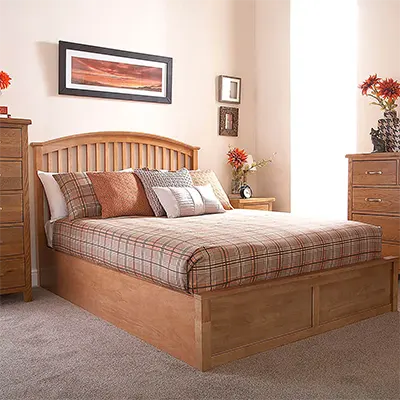 Small product image of Madrid Natural Ottoman Bed