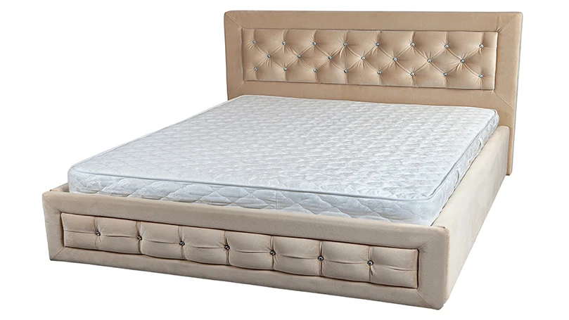 An image of a mattress with storage.