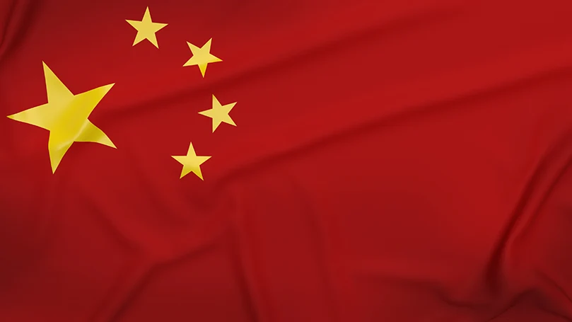 An image of flag of China.