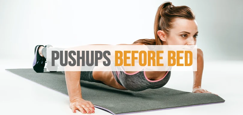 Featured image of pushups before bed.