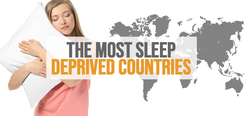 Featured image of the most sleep deprived countries of the world.
