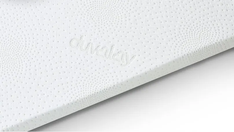 A close up image from top of Duvalay mattress topper.