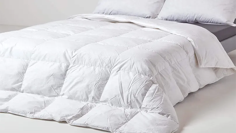 An image of Homescapes duvet spread on a bed.