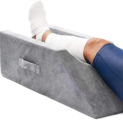 A product image of LightEase Memory Foam Knee Pillow.