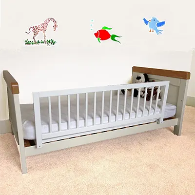 Product image of the Safetots Wooden Bed Guard