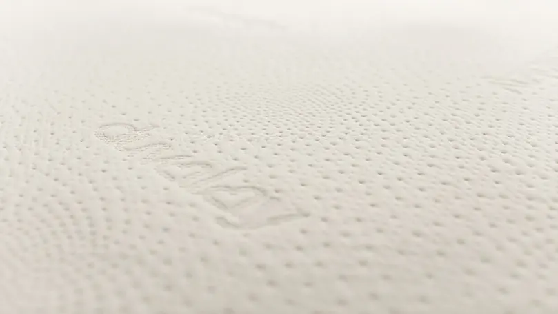 A close up image of Duvalay mattress topper.