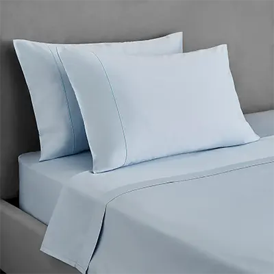 Product image of Dorma 300 Thread Count 100% Cotton Sateen Plain Fitted Sheet.
