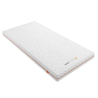 Product image of Dormeo Octasmart Plus mattress topper omn a white background.