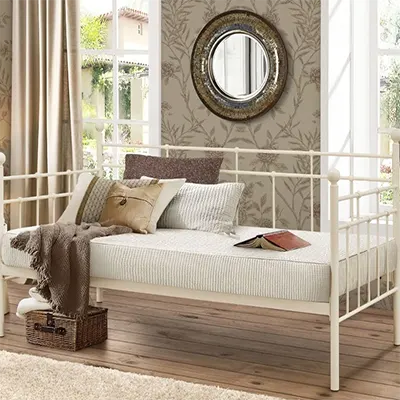 Product image of Lyon Cream Metal Guest Day Bed.