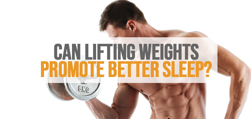 An image of can lifting weights promote better sleep.