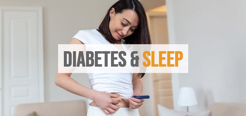 Featured image of diabetes & sleep.