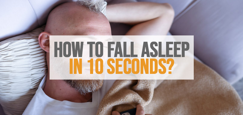 Featured image of how to fall asleep in ten seconds.