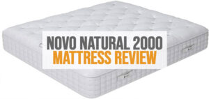Featured image of novo natural 2000 pocket orthopedic mattress review.