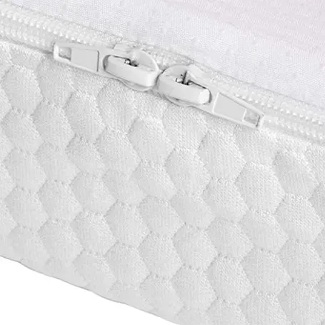a close up of a removable cover on a mattress