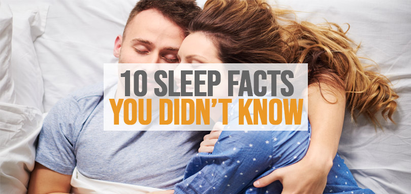Featured image of 10 sleep facts you didn't know.