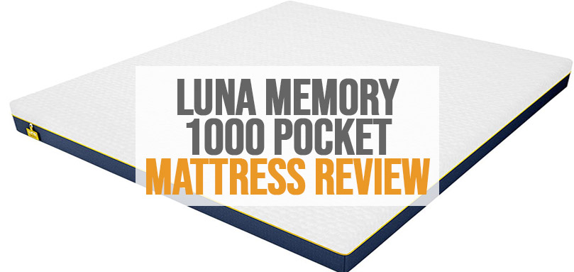 Featured image of Luna Memory 1000 Pocket Mattress Review.