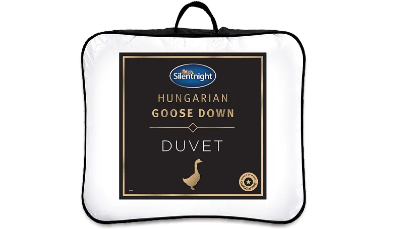 An image of Silentnight Hungarian Goose Feather & Down duvet package.