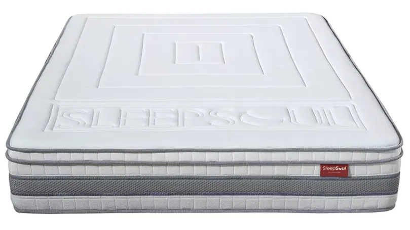 An image of Sleepsoul Wish 3000 Series Pocket Cool Gel mattress top view.