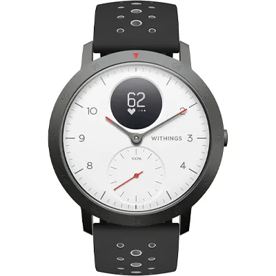 Product image of Withings Steel HR Sport Smartwatch White.