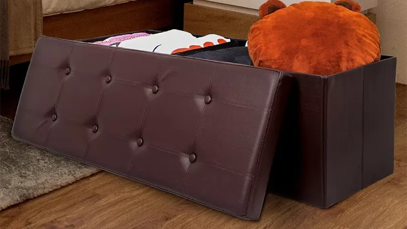 An image of a storage bench ottoman.