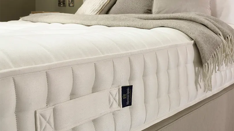 An image of Harrison Spinks Levisham 3250 pocket mattress side handle.