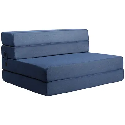 Product image of Milliard Tri-Fold Foam Folding Mattress And Sofa Bed For Guests.