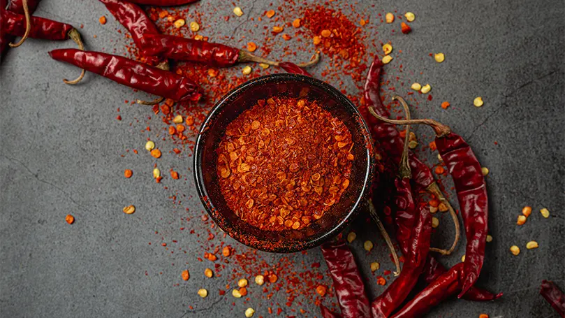 An image of red pepper spice.