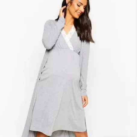 a product image of Maternity Nursing Nightie & Robe set