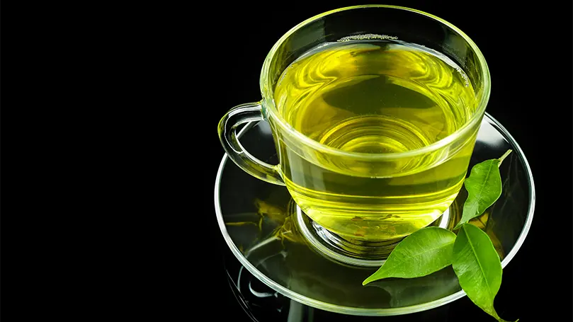 An image of a cup of green tea.