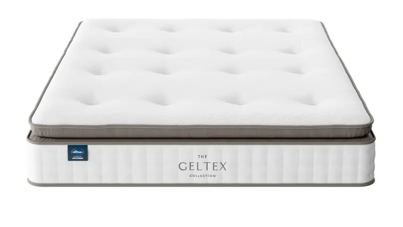 Product image of the Silentnight Mirapocket 1000 Geltex mattress on a white background