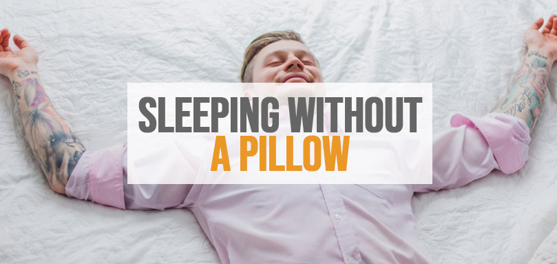 Featured image of sleeping without a pillow.