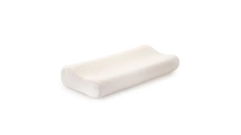 An image of Coolmax Contour Memory Foam pillow on a white background.