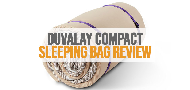 Featured image of Duvalay Compact Sleeping Bag review.