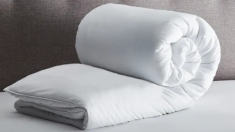 An image of Fogarty Soft Touch 15 Tog duvet folded.