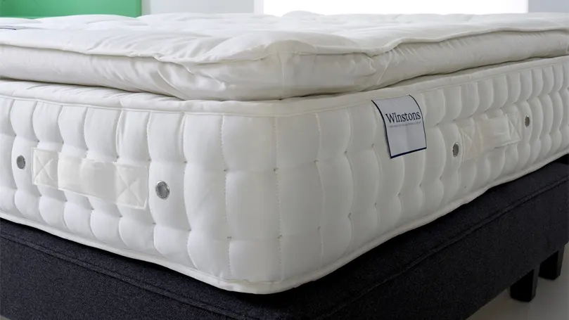 An image of Winston's Ultra Cotton 3500 Pillow Top Mattress corner.