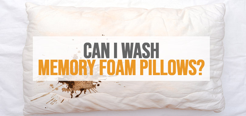Featured image of can I wash memory foam pillows.