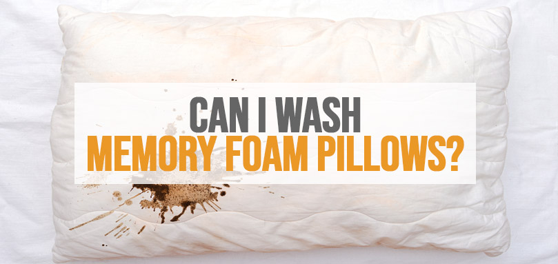 Can I Wash Memory Foam Pillows The Sleep Advisors