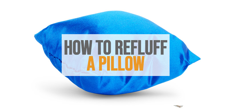 Featured image of how to refluff a pillow.