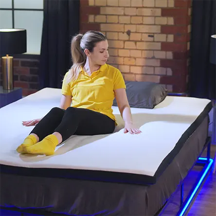 Connie reviewing the Silentnight Wellbeing Cool Touch Mattress Topper
