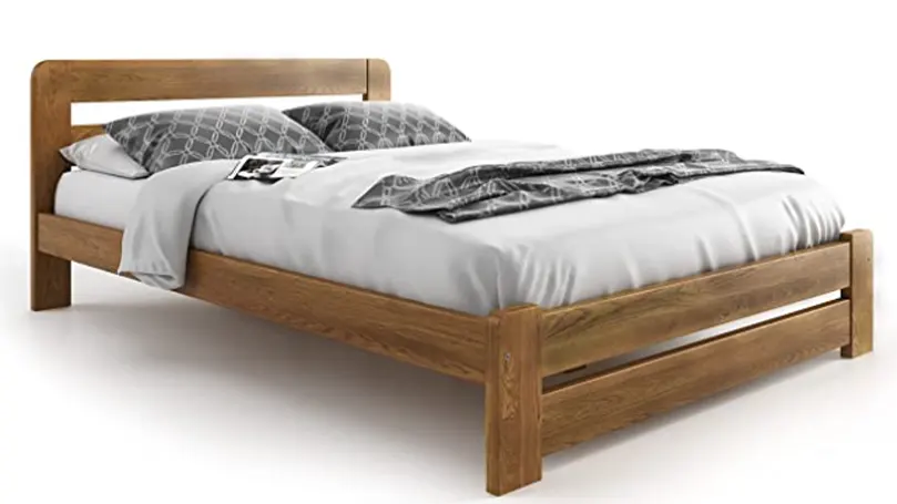 Product image of Nodax New Small Double Solid Wooden Pine Bed Frame